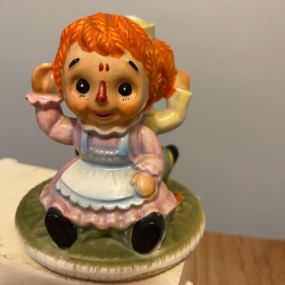 Vintage Raggedy Ann and Andy Figurine - Picture 2 of 7